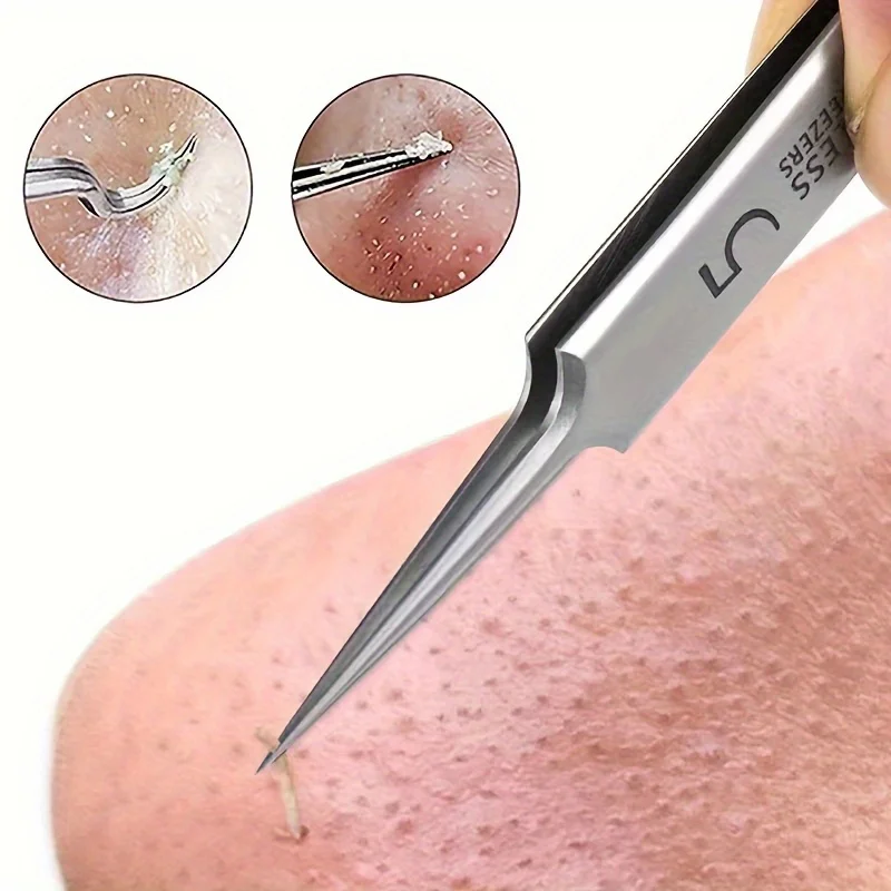 Beauty Makeup Tools - Pęseta do usuwania zaskórników - Precyzyjne
