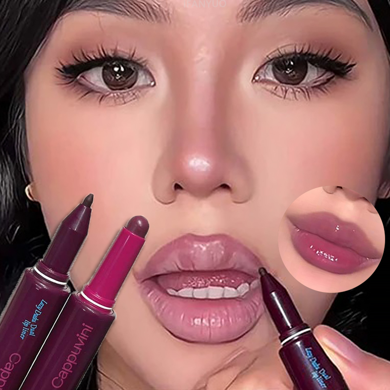 Lip Liner Pencil - Matowy fioletowy ołówek do ust w