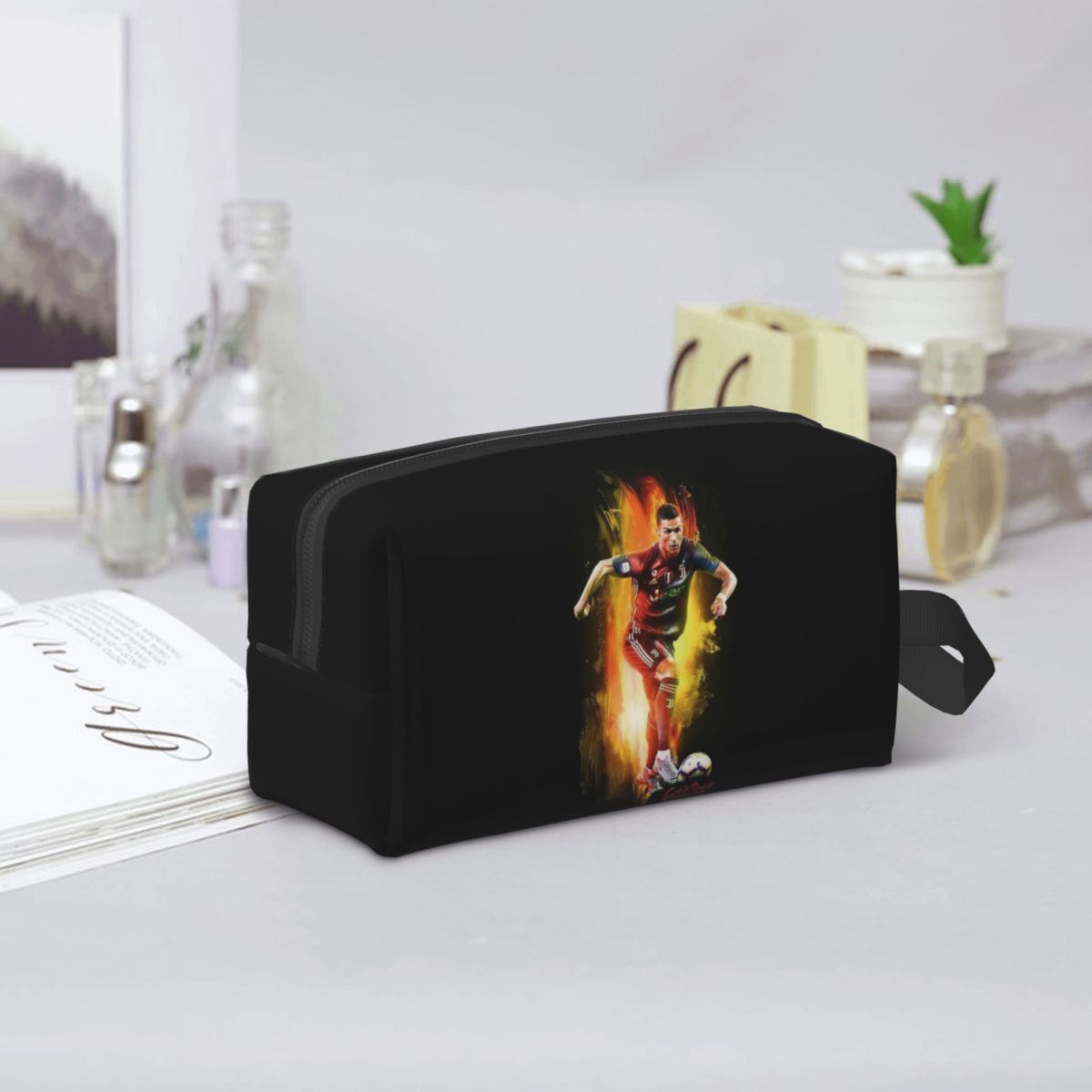 Beauty Makeup Wallpaper - Kosmetyczka Ronaldo, organizer na kosmetyki, torba