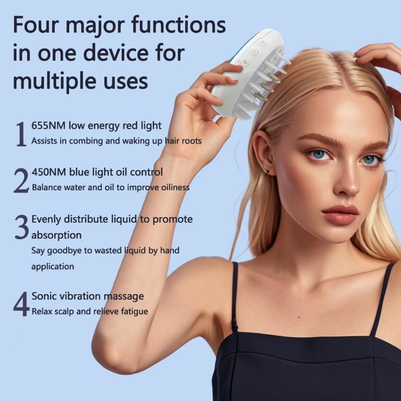 Hair Scalp Massager - Aplikator do minoksidylu z rolką do