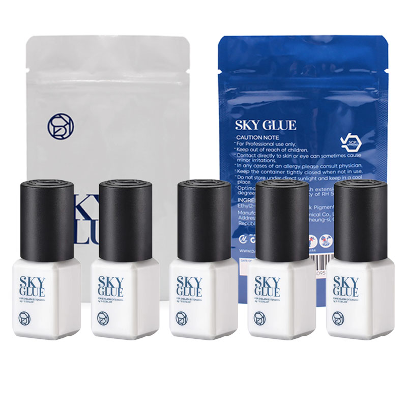 Makeup Plus Beauty - 5 butelek SKY S Plus Klej