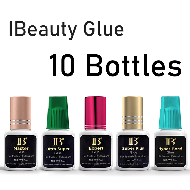 Makeup Plus Beauty - 10 Butelek Kleju IB Ultra Super