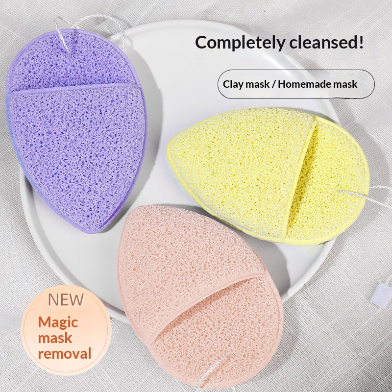 Kiss Beauty Makeup Remover - 2 szt. gąbek do oczyszczania twarzy,