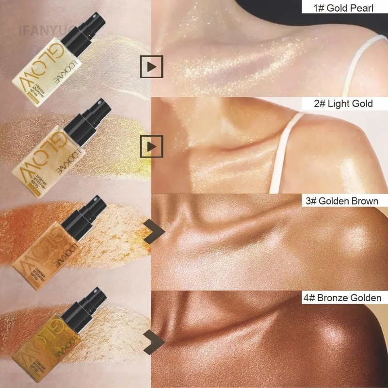 Perłowy Spray z Brokatem Oleje – Body Shimmer Lotion recenzja i cena