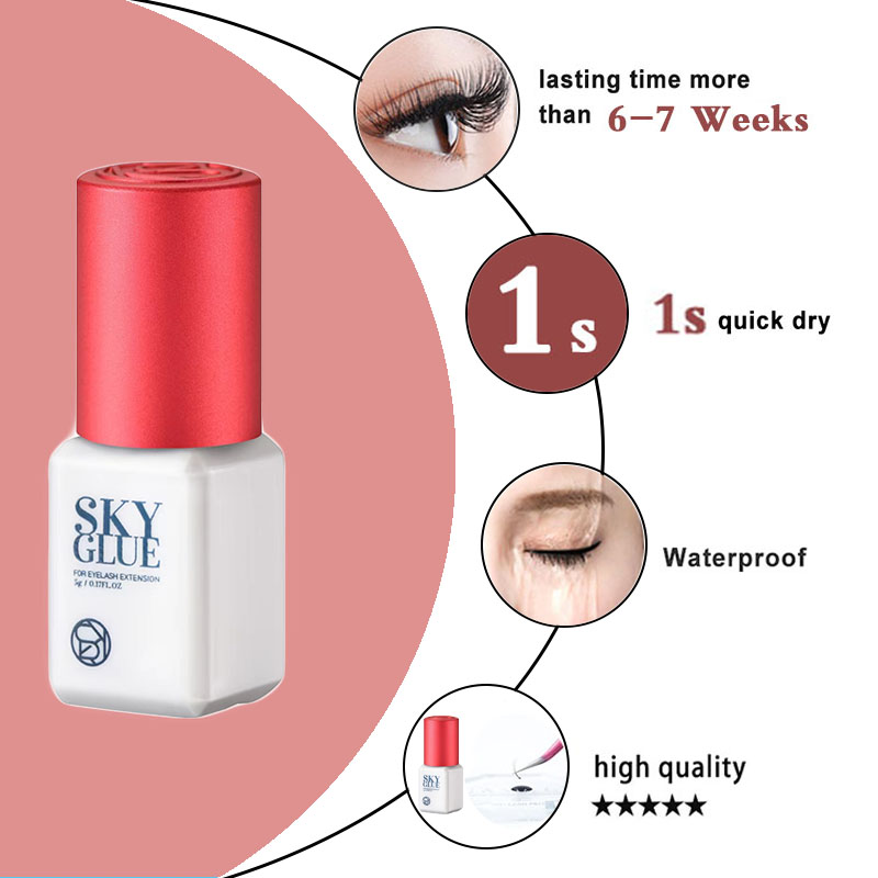 5 butelek Sky Glue S Plus 1s F – Makeup Plus Beauty recenzja i cena