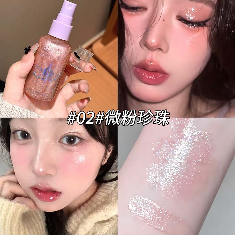 Spray do ciała z brokatem, dia – Beauty Makeup Look recenzja i cena