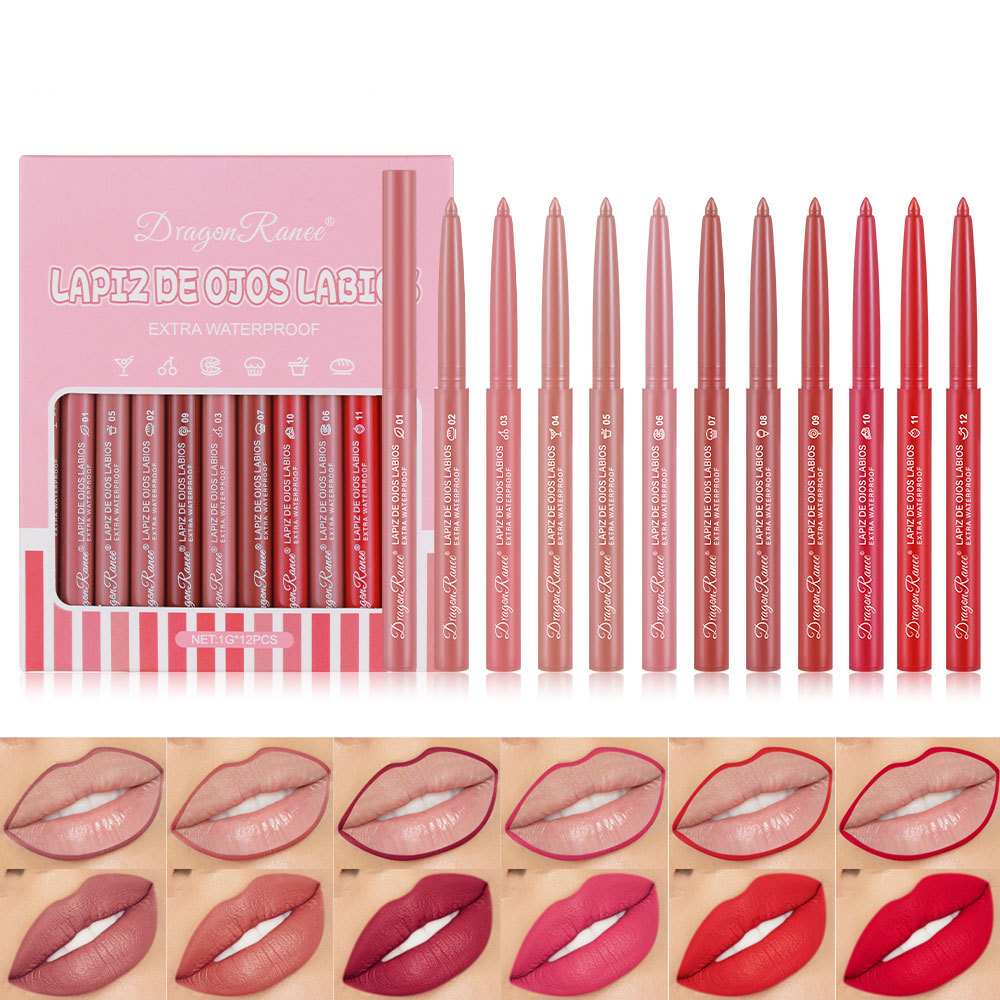 Zestaw dwunastu kredek do ust, – Lip Liner Pencil recenzja i cena