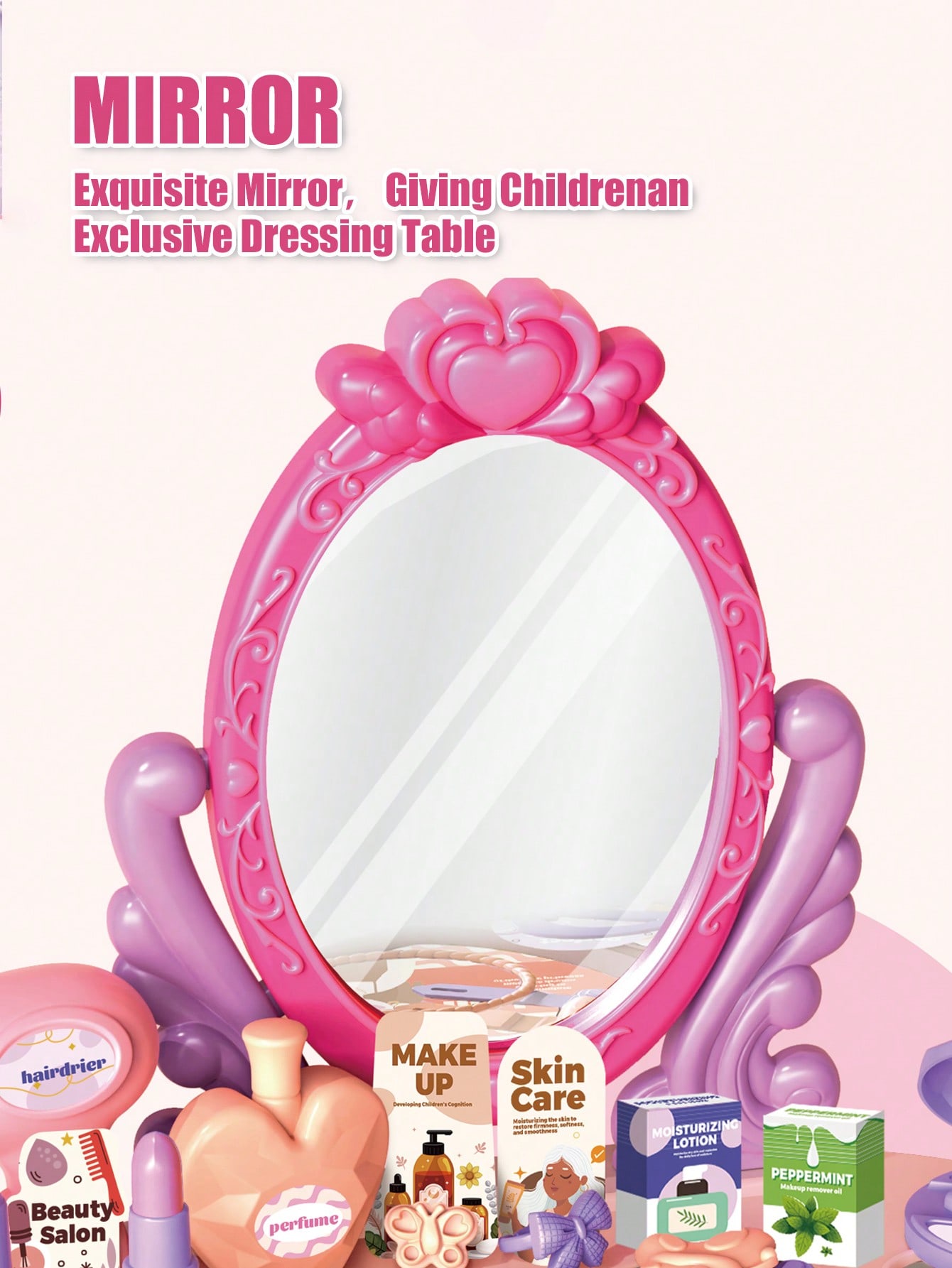 Zestaw toaletki dla dzieci z l – Beauty Makeup Desk recenzja i cena