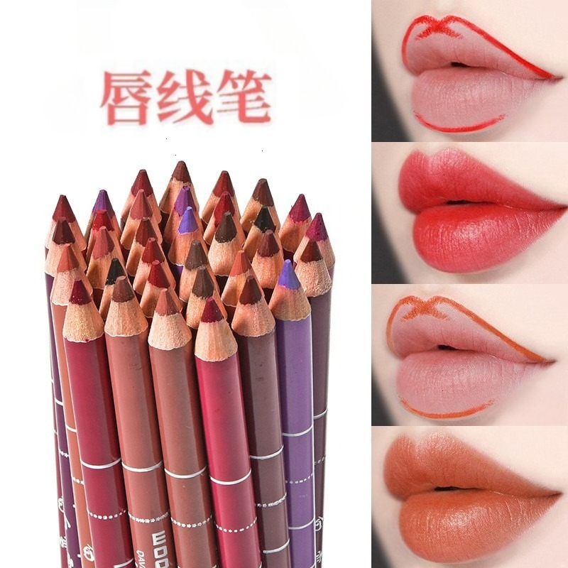 1 szt. Drewniana profesjonalna – Lip Liner Pencil recenzja i cena