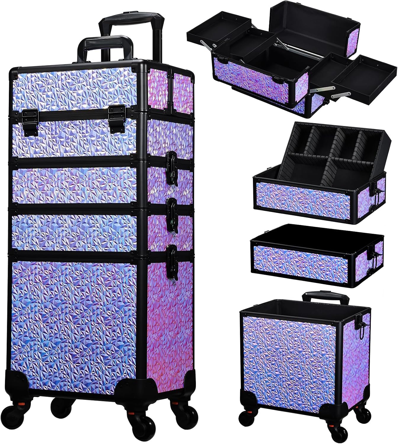 Wózek na kółkach do makijażu,  – Beauty Makeup Vanity Set recenzja i cena