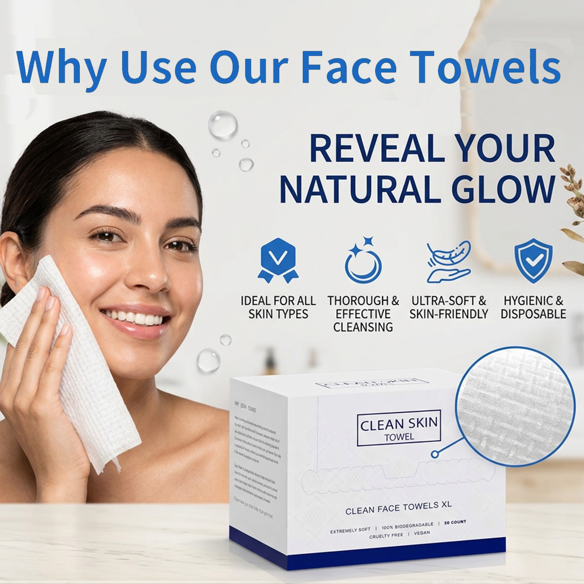 50 szt./pudełko Jednorazowe rę – Kiss Beauty Makeup Remover recenzja i cena