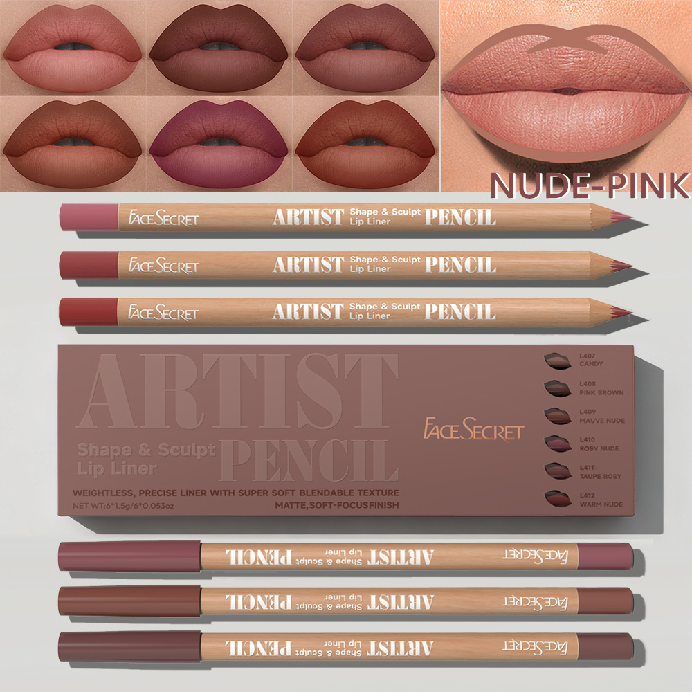 Zestaw 6 szt. kredek do ust Ar – Lip Liner Pencil recenzja i cena