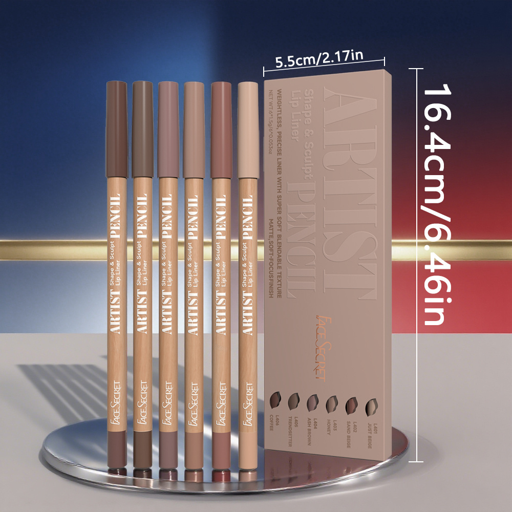 Zestaw 6 szt. kredek do ust Ar – Lip Liner Pencil recenzja i cena