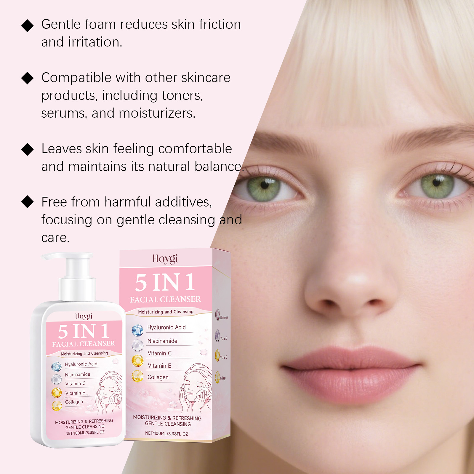 5 w 1 Nawilżający płyn do myci – Kiss Beauty Makeup Remover recenzja i cena