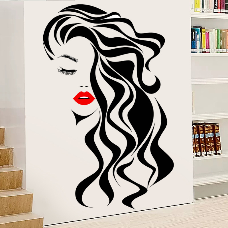 Moda Kobieta Twarz Naklejka śc – Beauty Makeup Wallpaper recenzja i cena