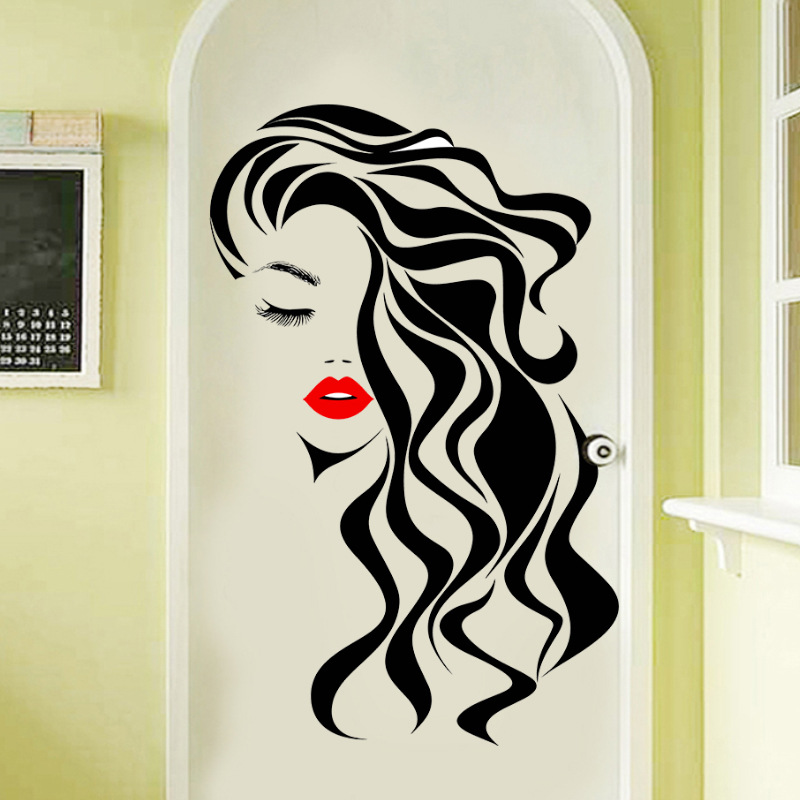 Moda Kobieta Twarz Naklejka śc – Beauty Makeup Wallpaper recenzja i cena